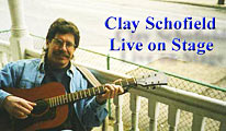 Clay Schofield Concerts - Promotional Postcards